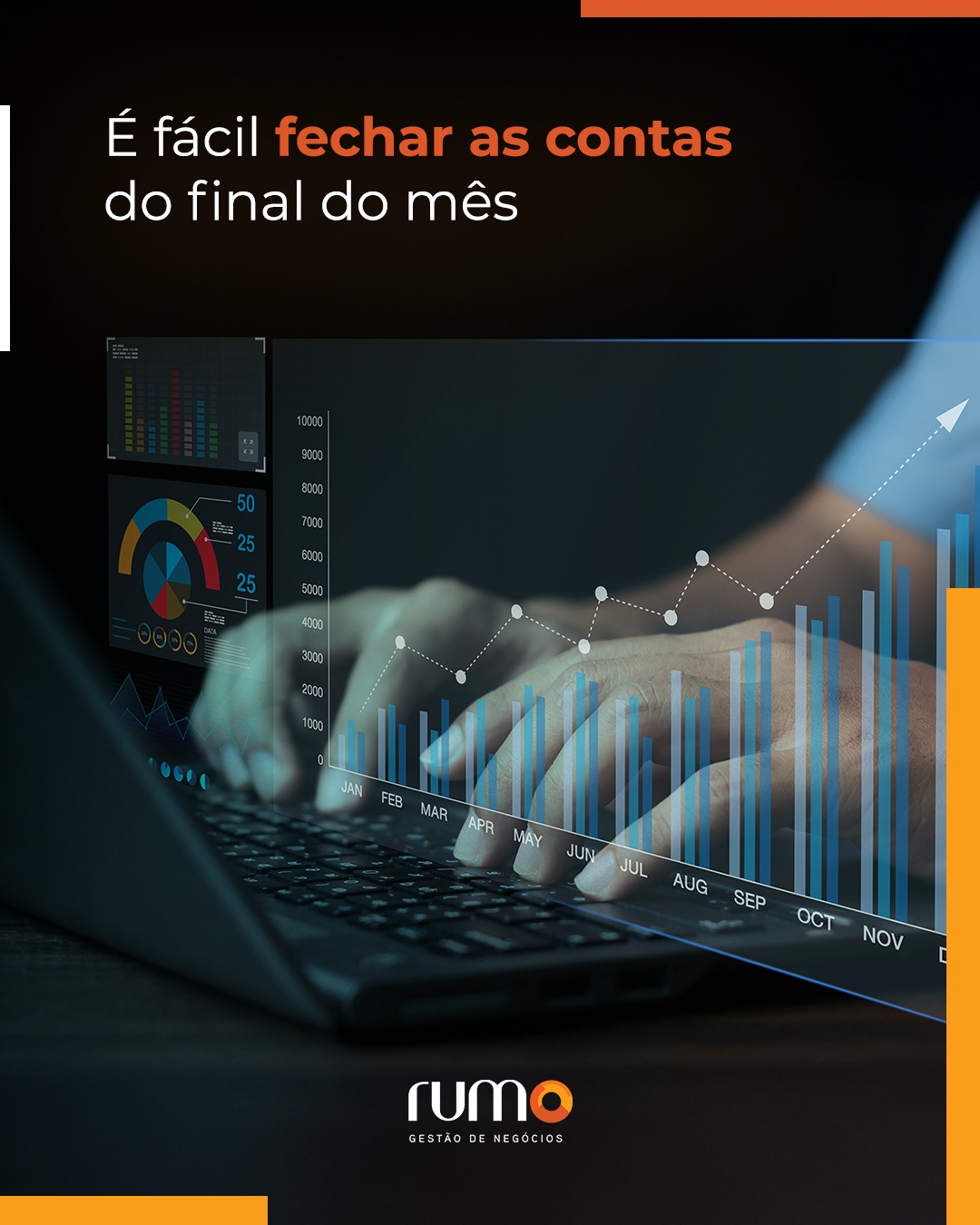 Fechar as contas do final do mês