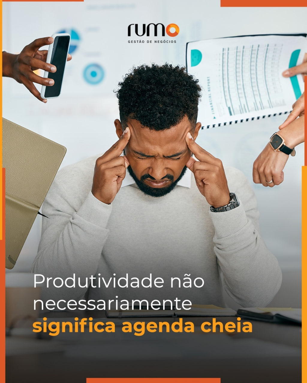 Produtividade não é agenda cheia